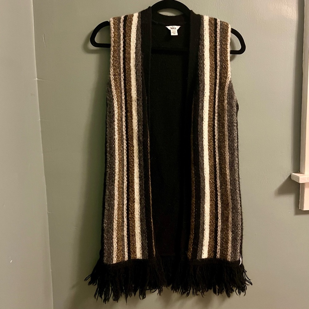 RARE Woolrich Sweater Cardigan sleeveless rare vintage